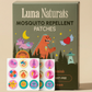 "Bite-Block Stickers" 🌿 Kids Mosquito Repellent Patches (90ct) by Luna Naturals