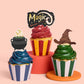 Wizard Cupcake Set - 24 sets of liners + toppers, magic kids