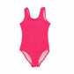 "Crinkle & Shine" 💗 Hot Pink Crinkle One-Piece Swimsuit by Tweenstyle