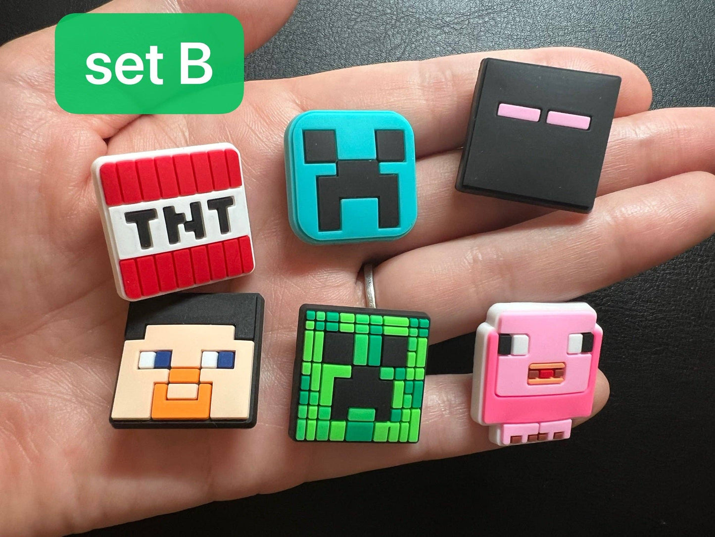 “Mine Your Style” ⛏️ Minecraft Croc Charms by JuliesDecal