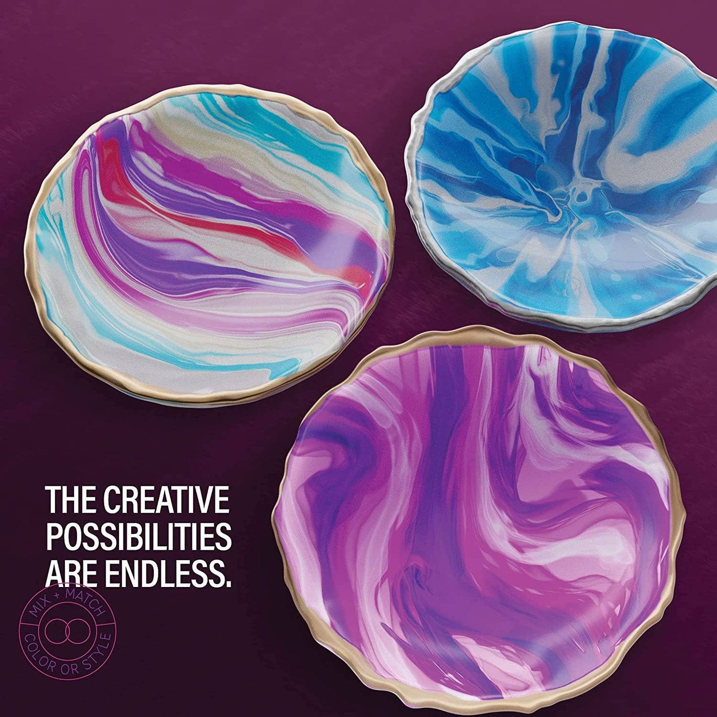 "Trinket Tray" 💍 Air-Dry Clay Jewelry Dish Kit by Dan&Darci