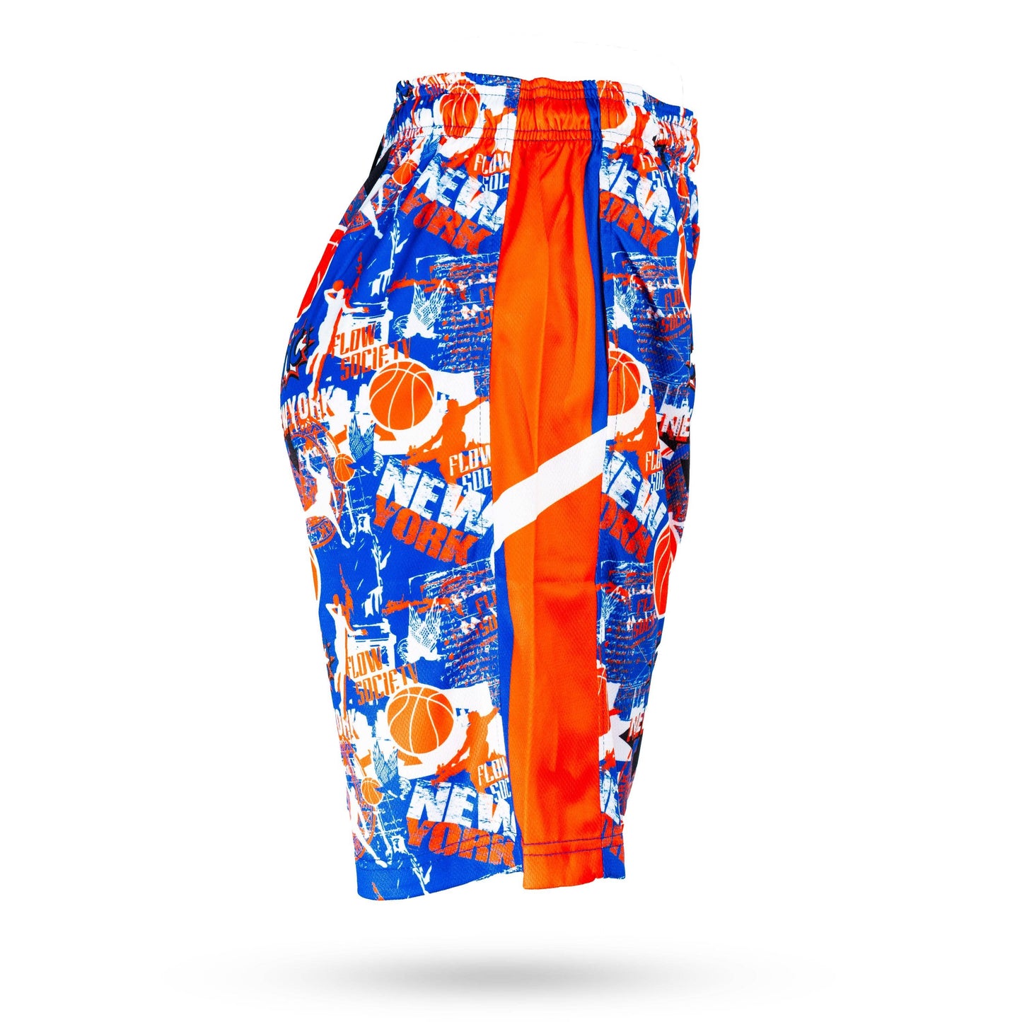 “Empire State of Play” 🏀 Boys NY Basketball Print Athletic Shorts by Flow Society