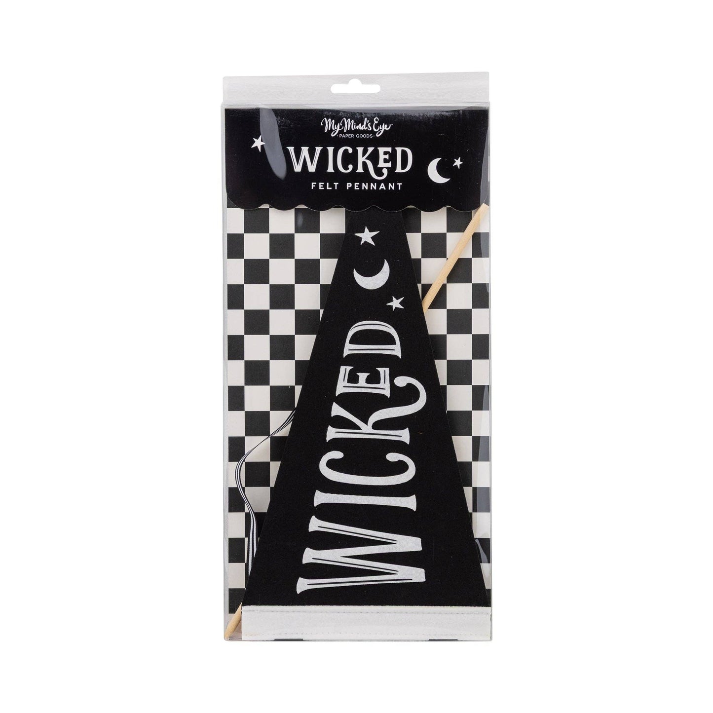 “Wicked Wins” 🧙 Felt Halloween Pennant