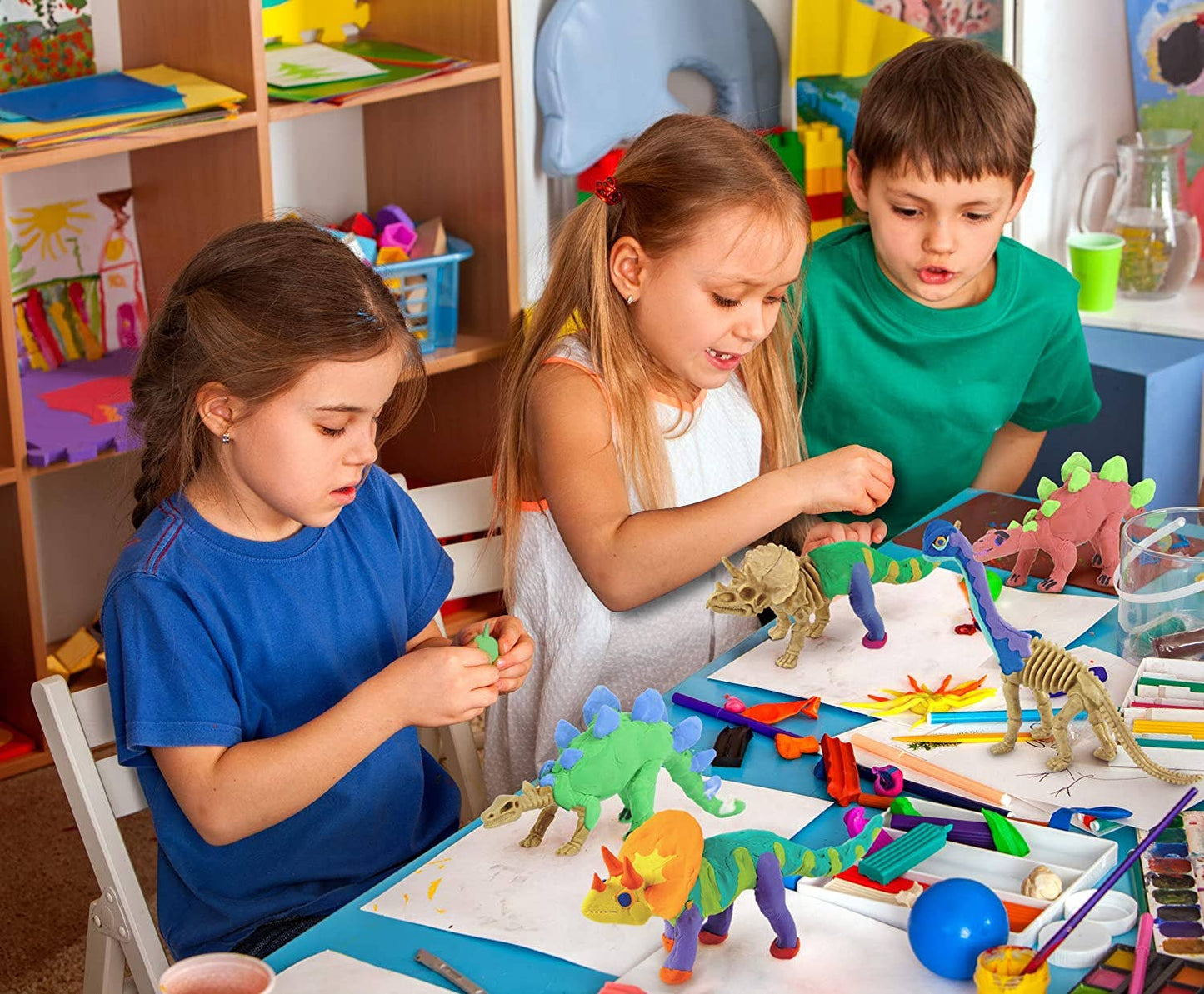 "Jurassic Pinch" 🦕 Dinosaur Modeling Clay Craft Kit by Dan&Darci