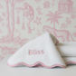 "Little Luxuries" 🤍 Scallop Pink-Piping Washcloth Set (10-Piece) by Lotus Linen