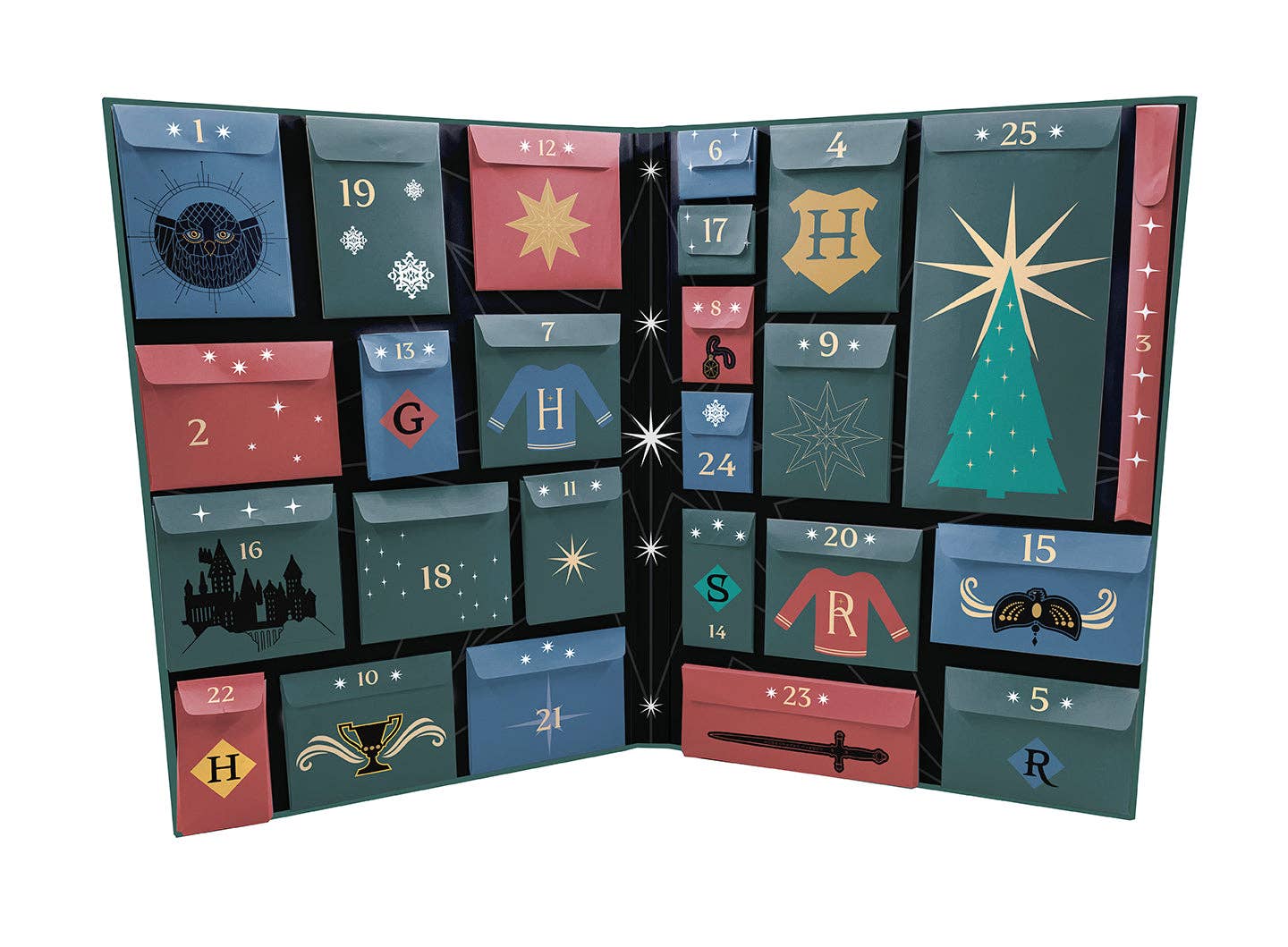 “Merry Mischief Managed” 🪄 Harry Potter Official Advent Calendar Seasonal Surprises (Festive Sweaters Edition)