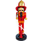 14 inch Fire Chief nutcracker holiday decor
