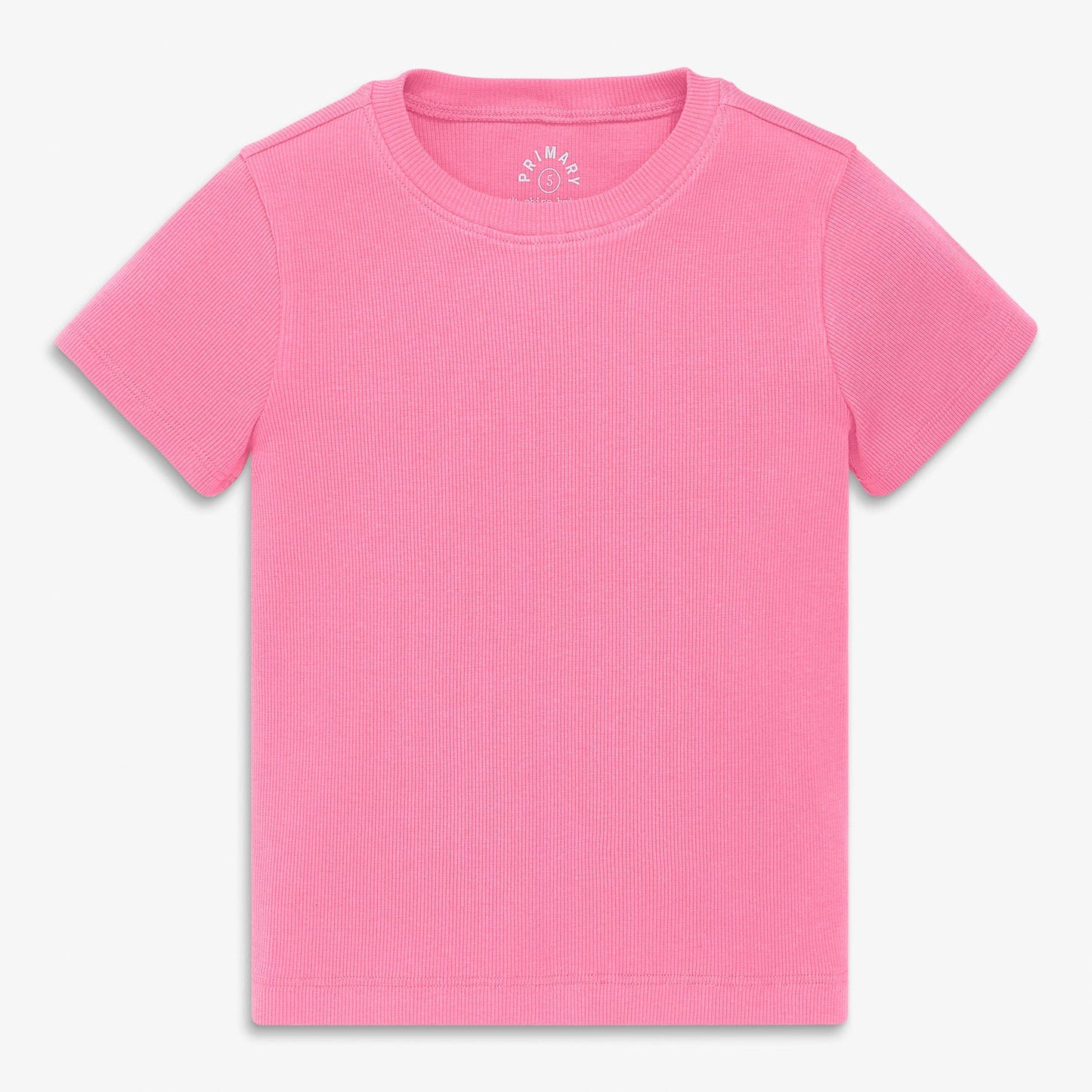 "The Rib Tee" 🤍 Kids Ribbed Everyday Tee — Soft Solid Basics