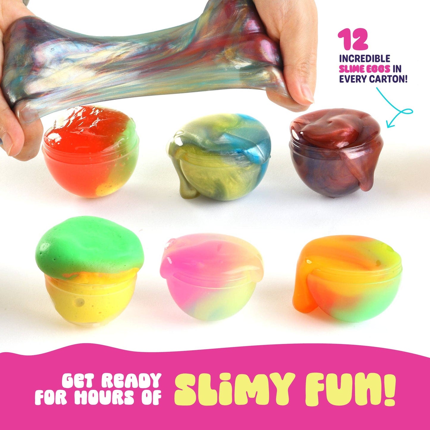 "Egg-streme Slime" 🥚 Bulk Pack Slime Eggs by Dan&Darci