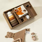 Baby shower gift box with lovey and teether