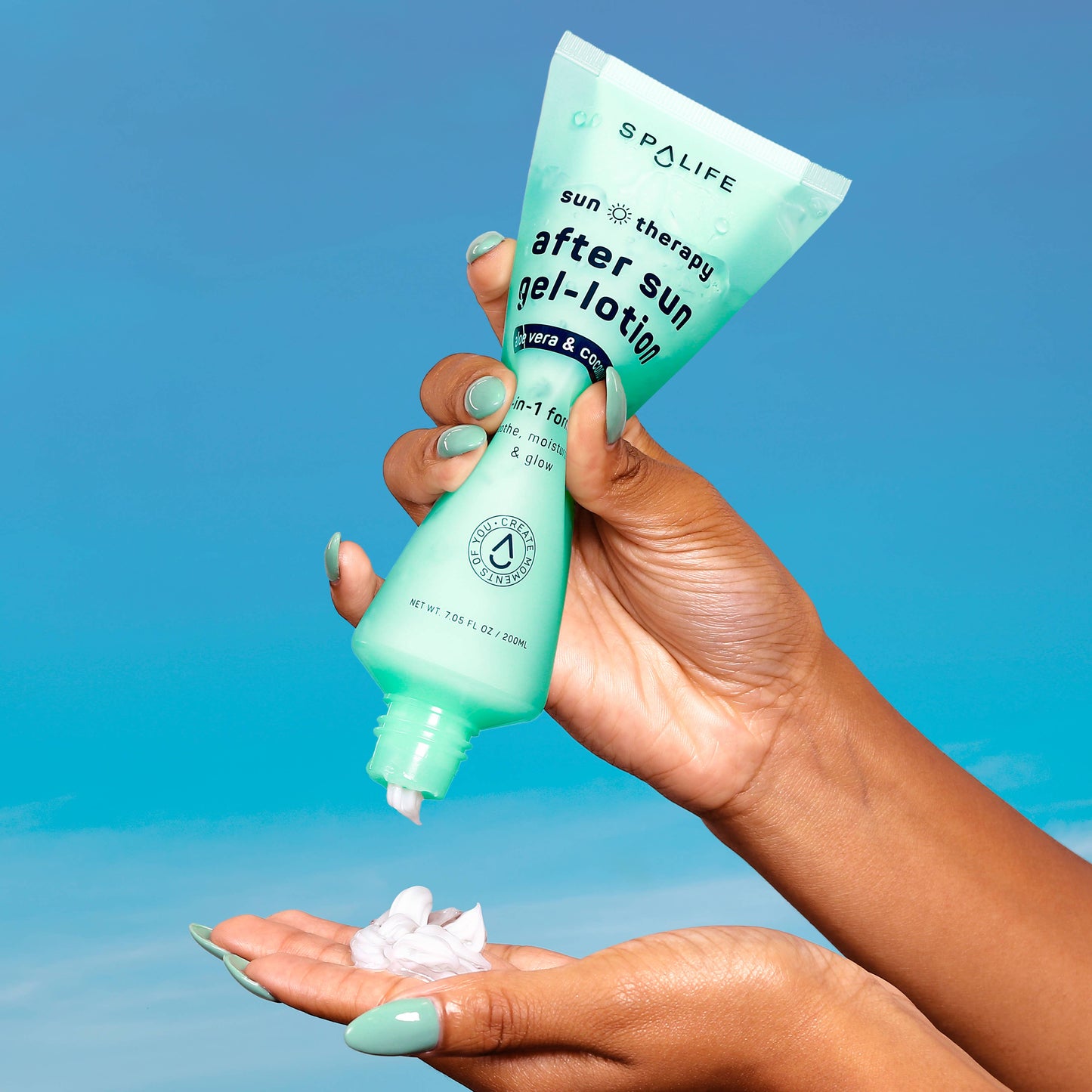 "After the Pool Party" 🌴 2-in-1 Aloe + Coconut After-Sun Gel-Lotion by My Spa Life