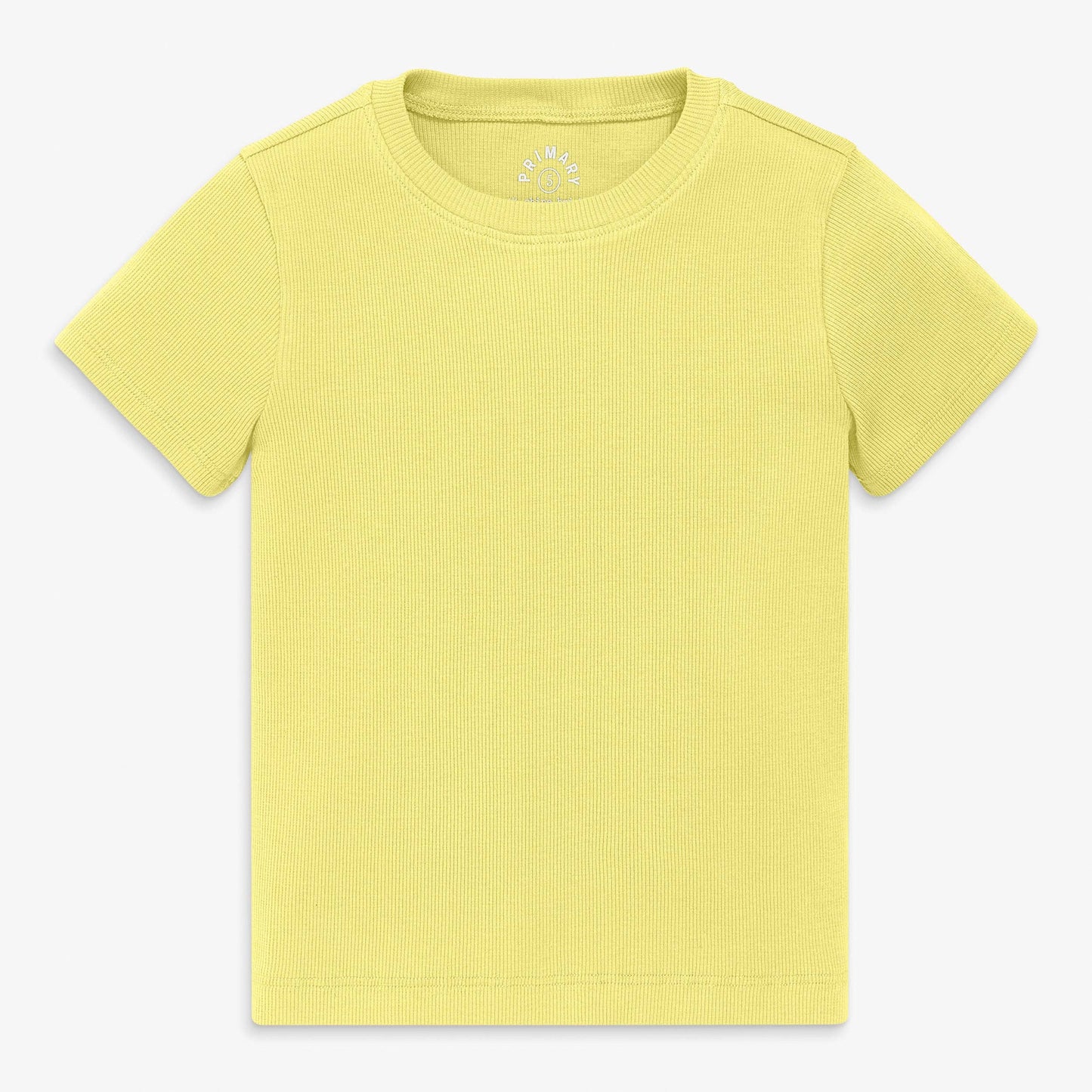 "The Rib Tee" 🤍 Kids Ribbed Everyday Tee — Soft Solid Basics