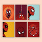 "Mini Avenger" 🦸 Superhero Mini Paint-by-Numbers 6-Pack by Paint Your Numbers