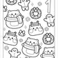 Christmas countdown coloring folder for kids