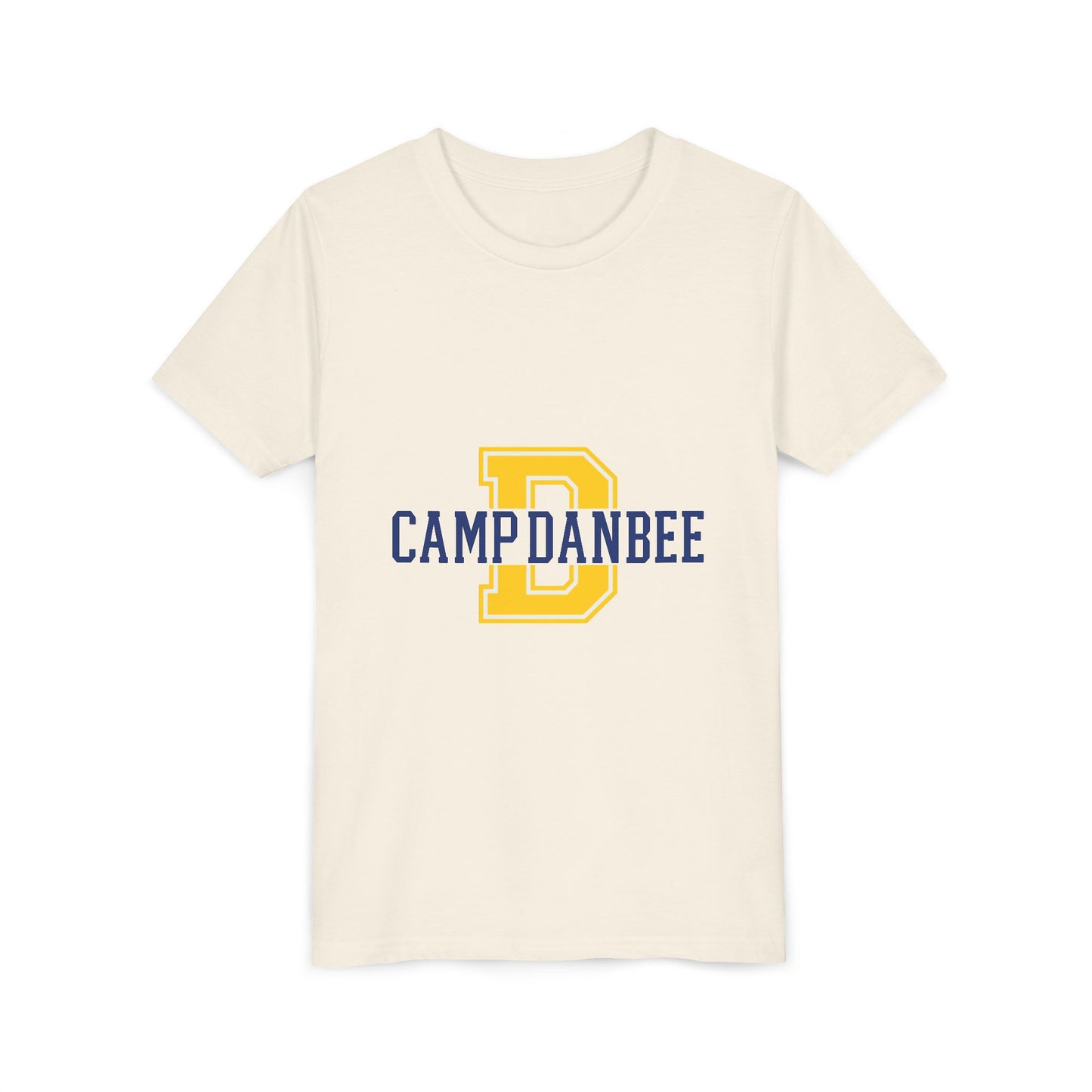 Youth Tee — 'Camp Danbee' Letterman D Logo Kids Shirt
