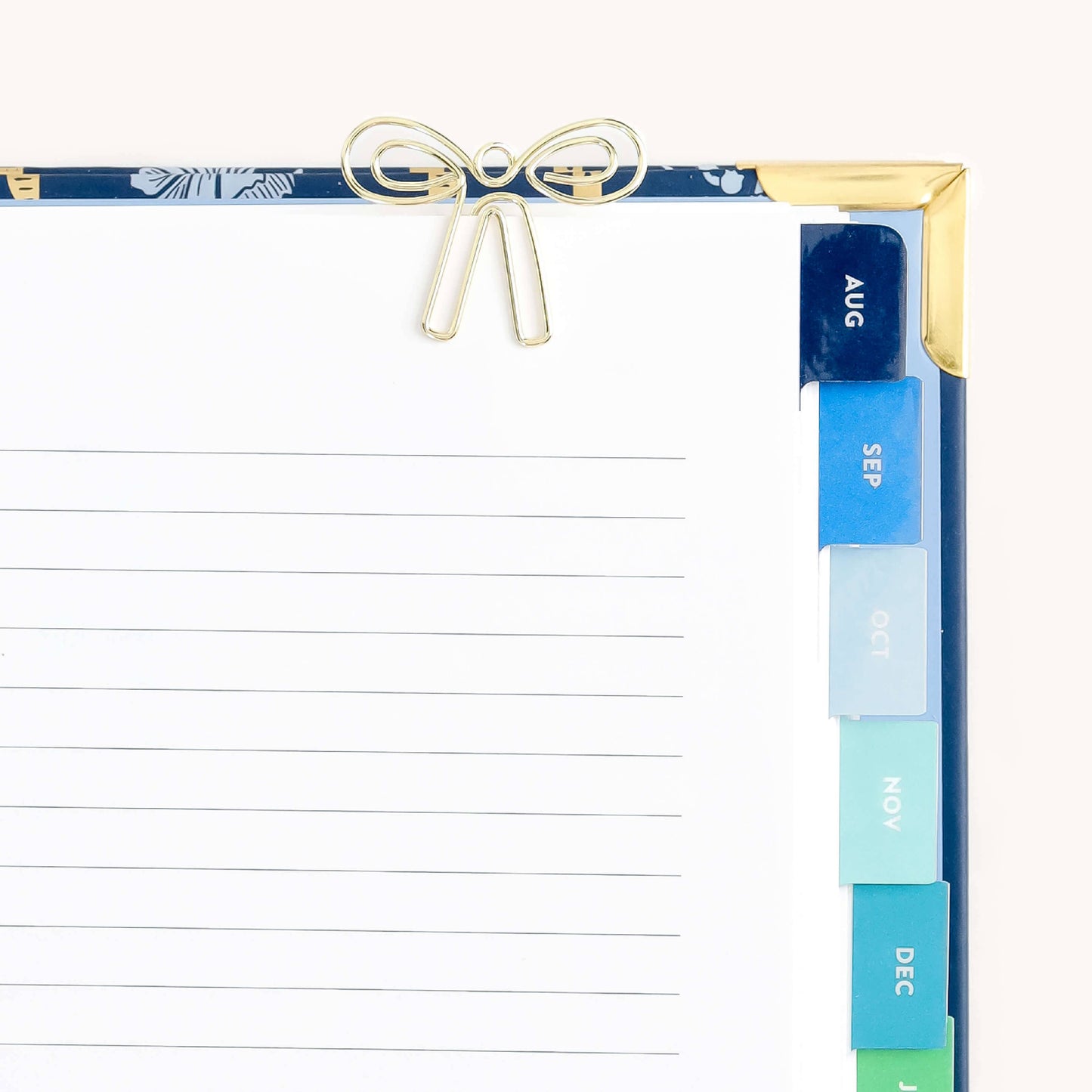 “Tied Up at Work” 🎀 Bow Paper Clips (Set of 12) by Emily Ley