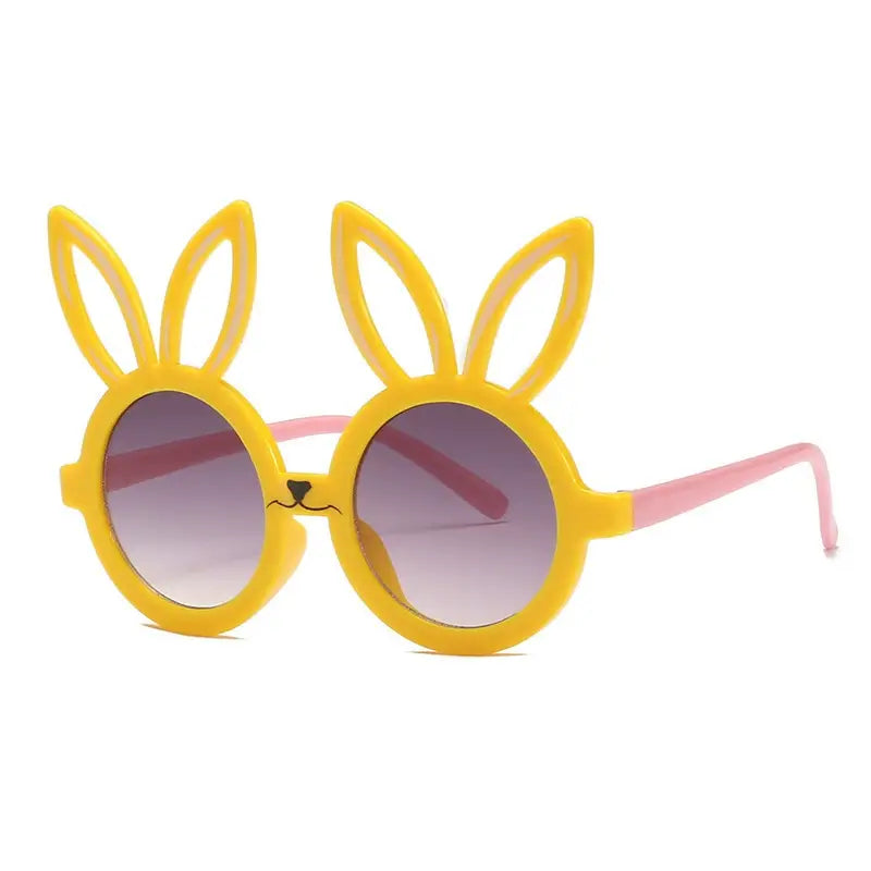 Easter Bunny Sunglasses with Ears – Fun Glasses for Toddlers and Kids Aged 1-8 Years for Spring Festivities