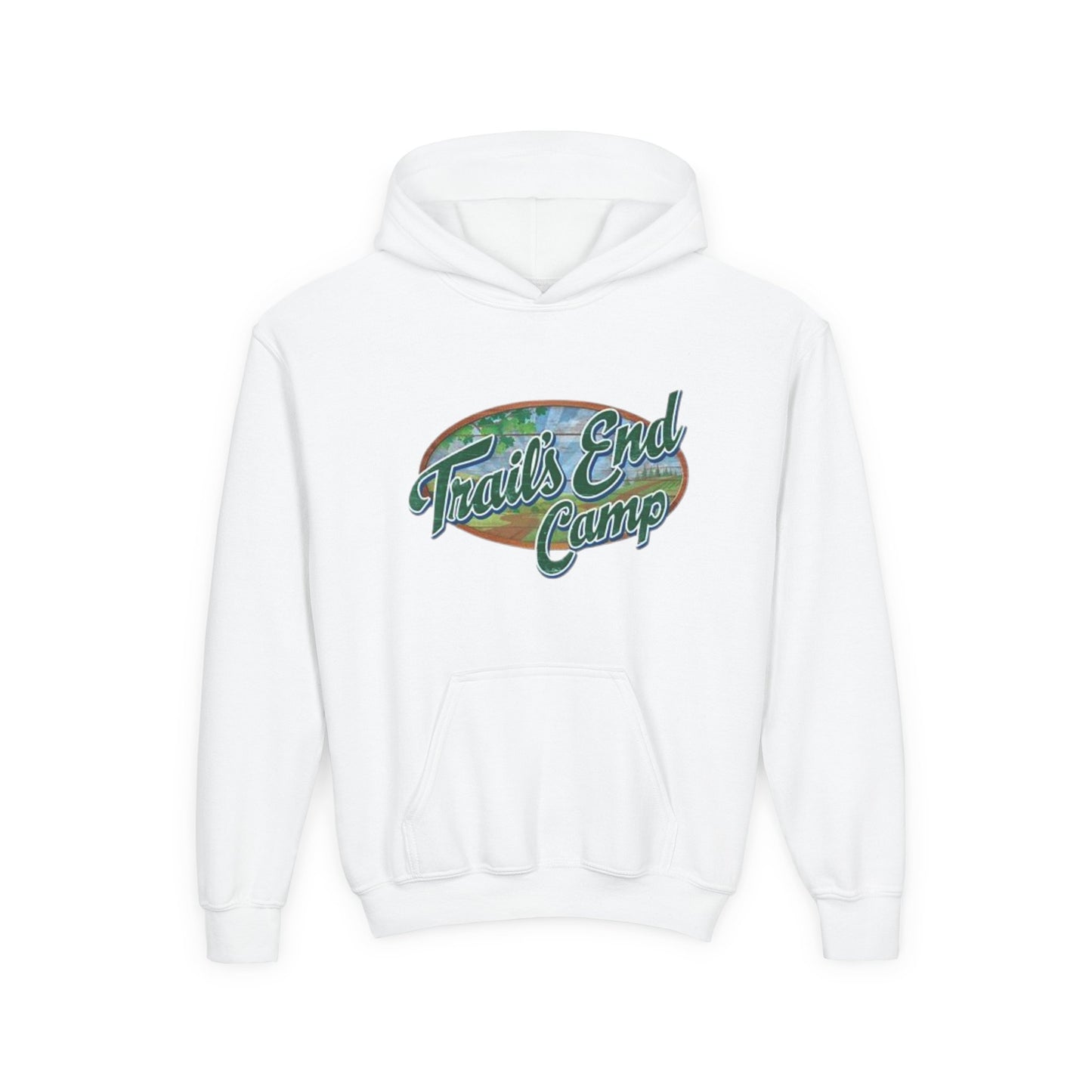 Youth Hoodie — Trails End Camp Retro Logo Sweatshirt