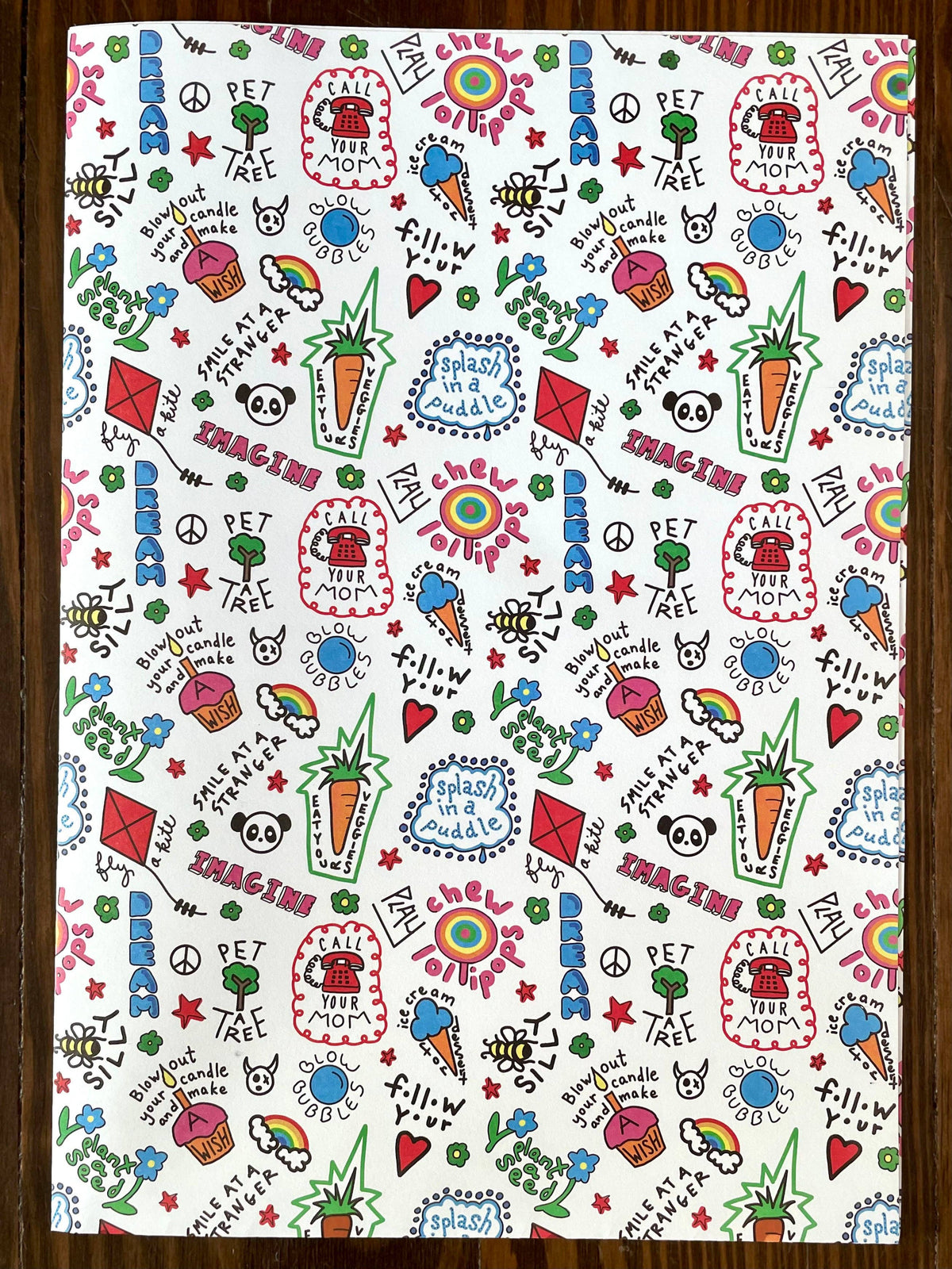 “Tear It Open” 🎈 Colorful Birthday Wrapping Paper Roll by Better Than The Gift