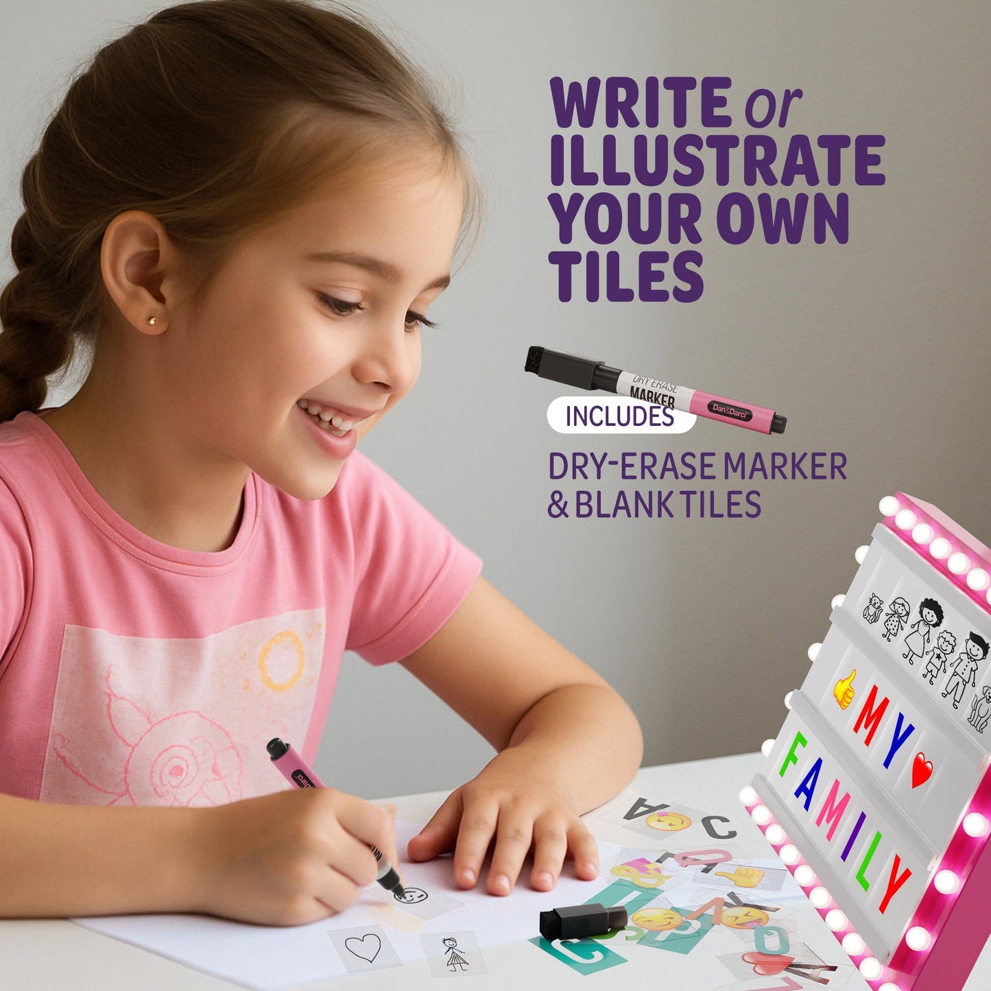 Kids and teen creative message board