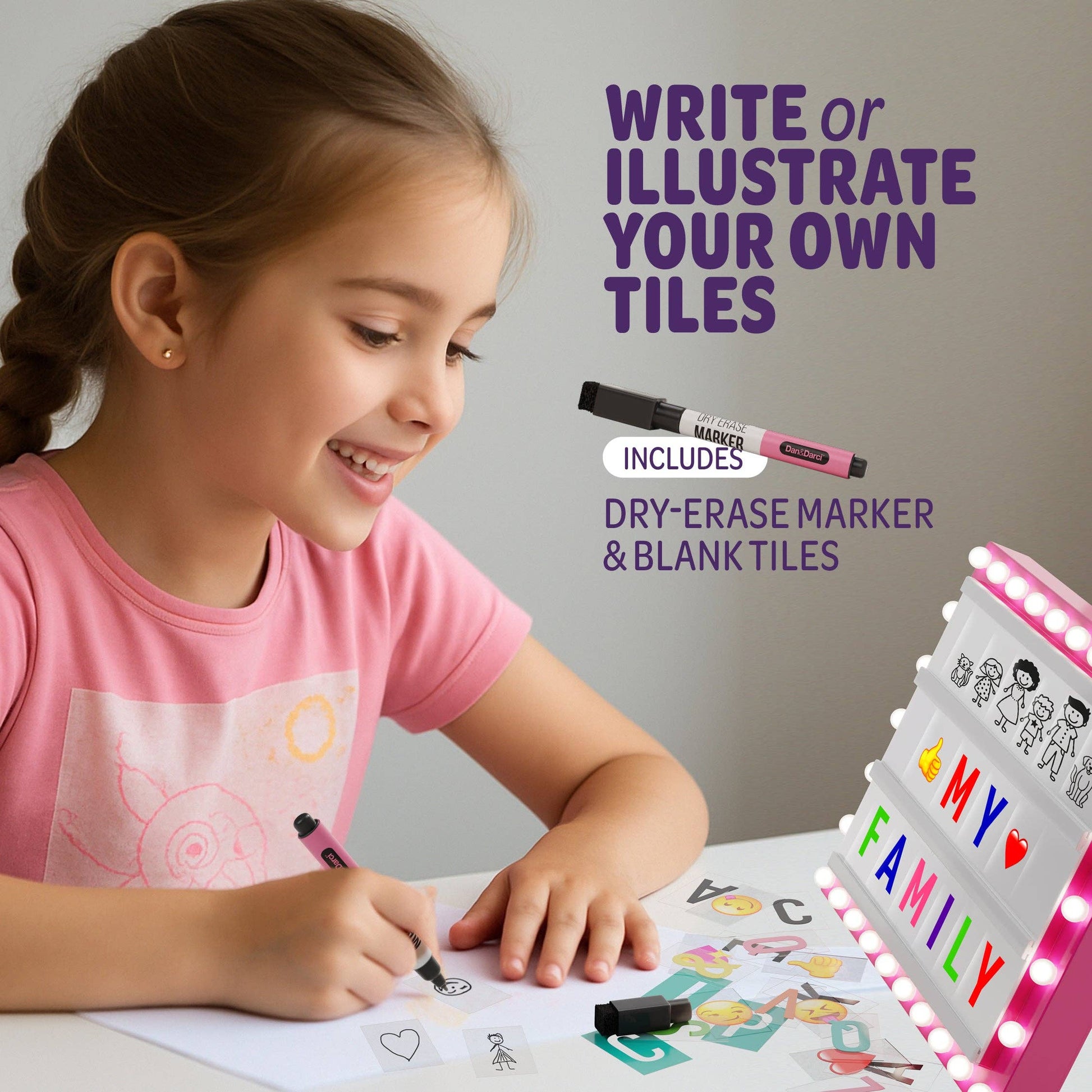 Kids and teen creative message board