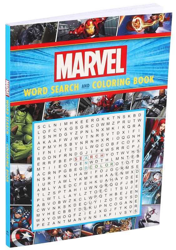 Marvel superhero activity book for kids