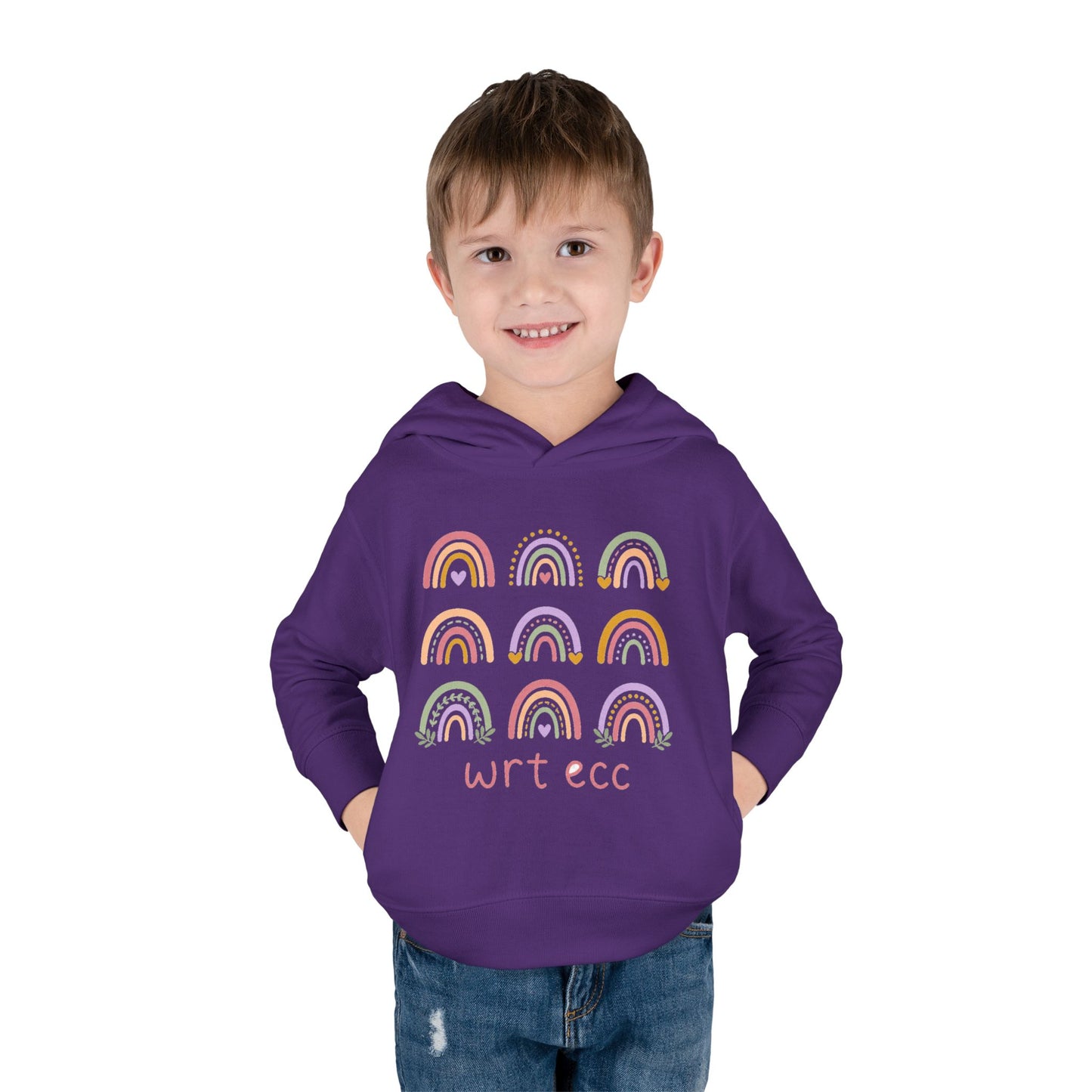 WRT ECC “Boho Rainbow Grid” Toddler Hoodie