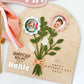 "Mom in Bloom" 🌸 Personalized Photo Flower Sign by Goldie Letter Company