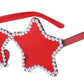 "Star Quality" ⭐ Red Rhinestone Star Sunglasses by Lil Darlings Inc