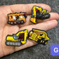 "Dig This" 🚜 Construction Vehicle Croc Charm Set (19-Pack) by JuliesDecal