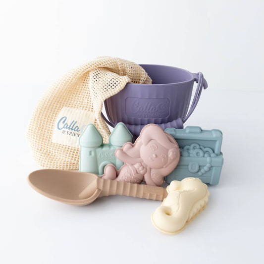 "Mermaid's Cove" 🧜🏻‍♀️ Silicone Beach Toy Set by Calla & Friends