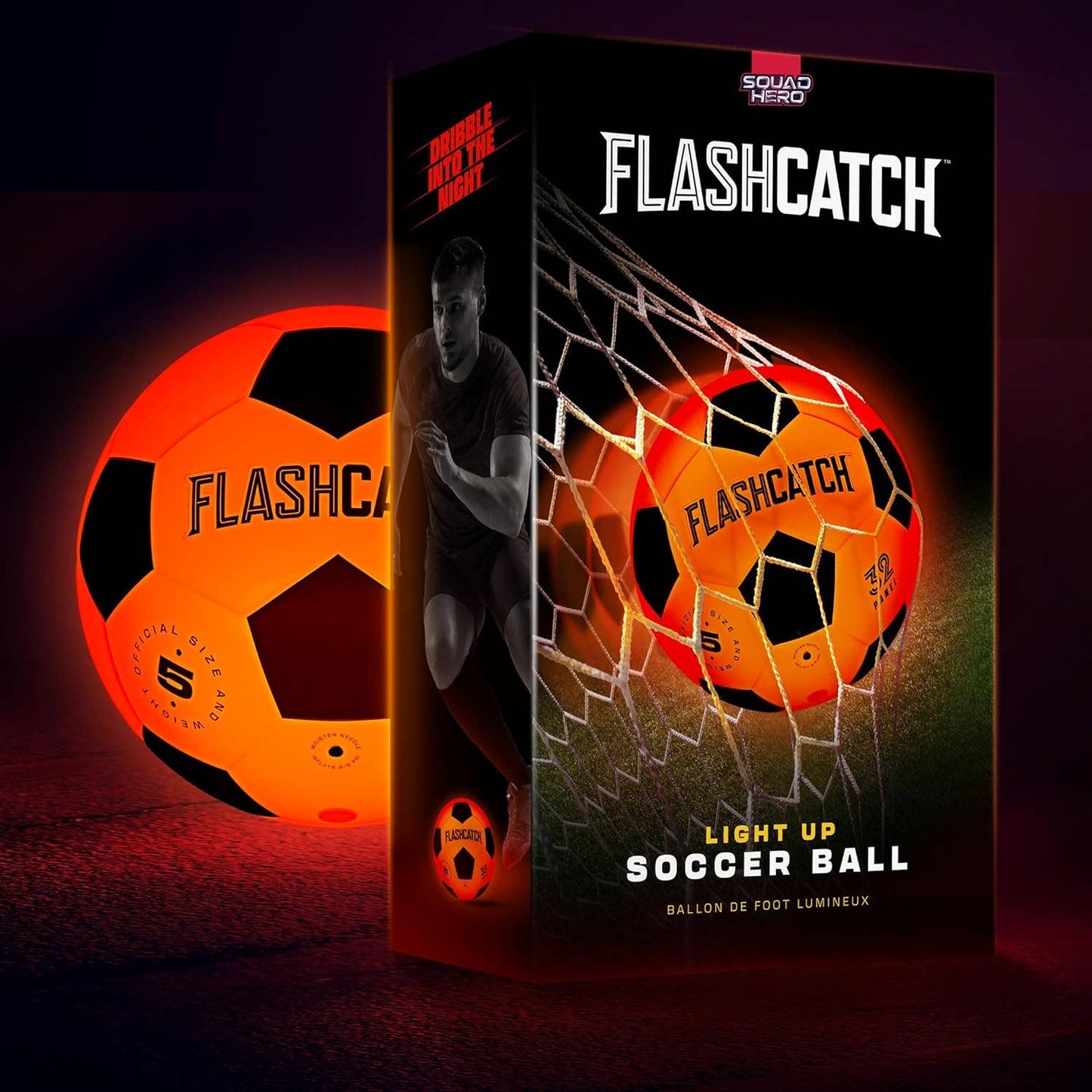 Rechargeable LED soccer ball for soccer lovers