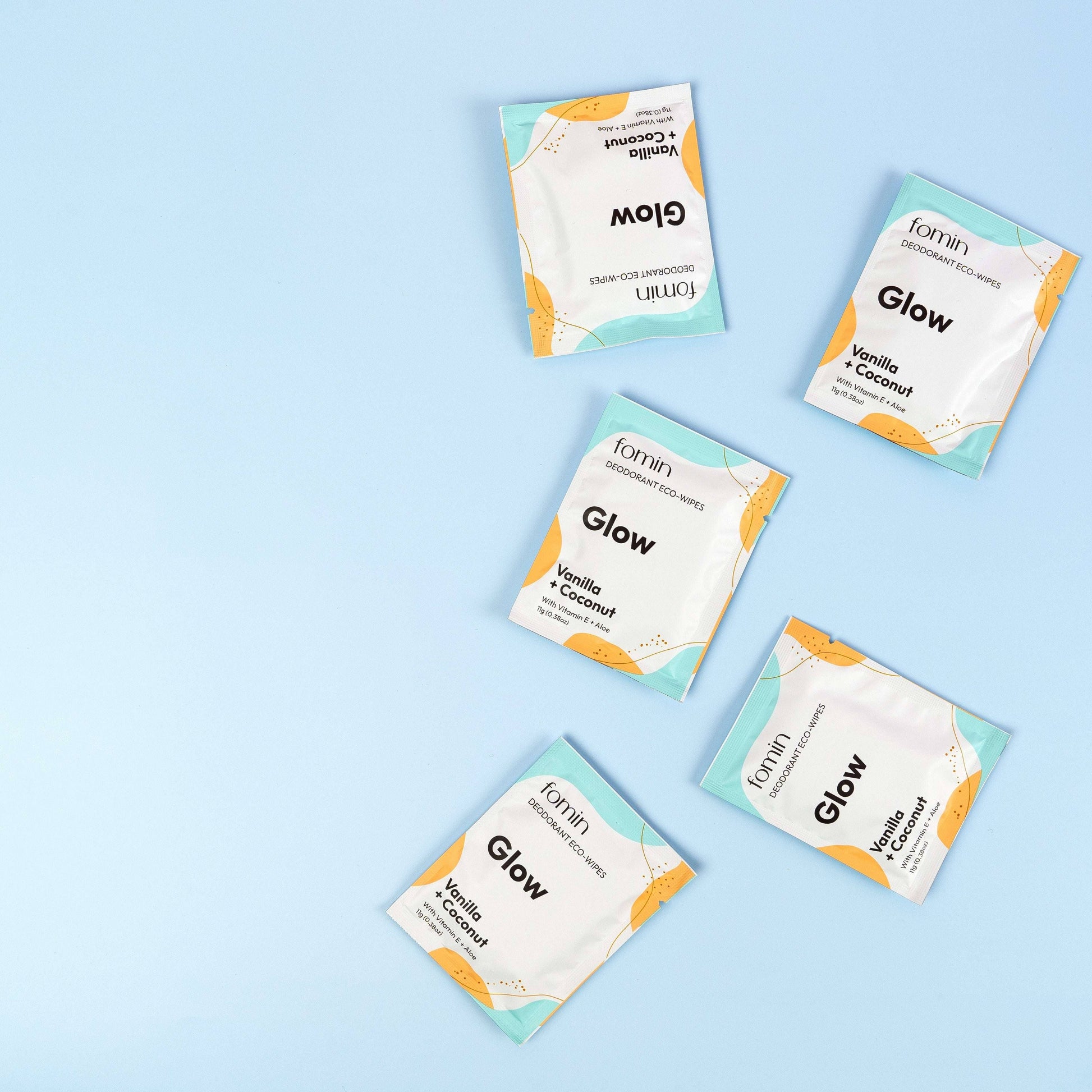 Deodorant wipes for travel, made with cruelty-free and ocean-saving packaging