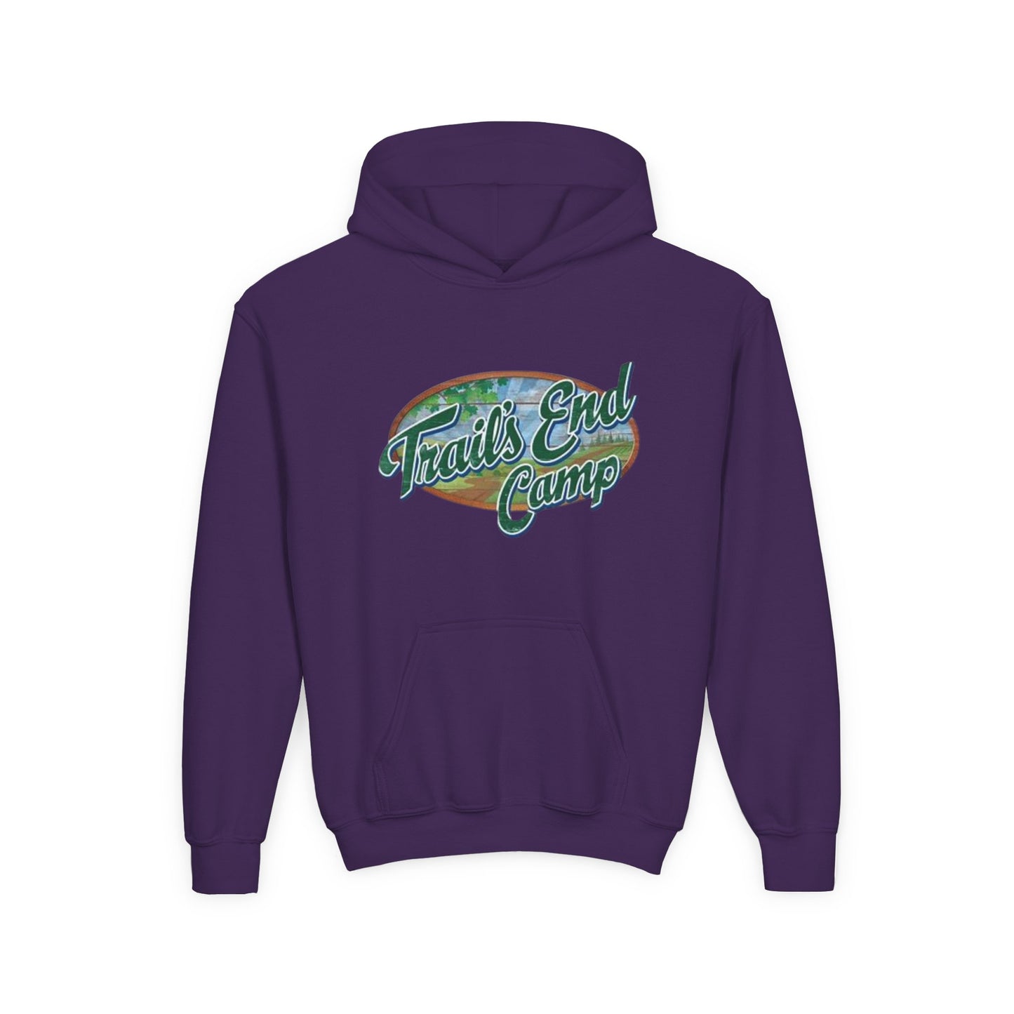 Youth Hoodie — Trails End Camp Retro Logo Sweatshirt
