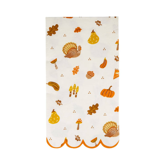 “Feast Mode” 🦃 Thanksgiving Icons Dinner Napkins