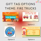 "Red Hots" 🚒 Fire Truck Themed Candy Party Favors