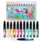 Twistable Metallic Gel Crayons – No Sharpening Needed, Mess-Free Fun! 