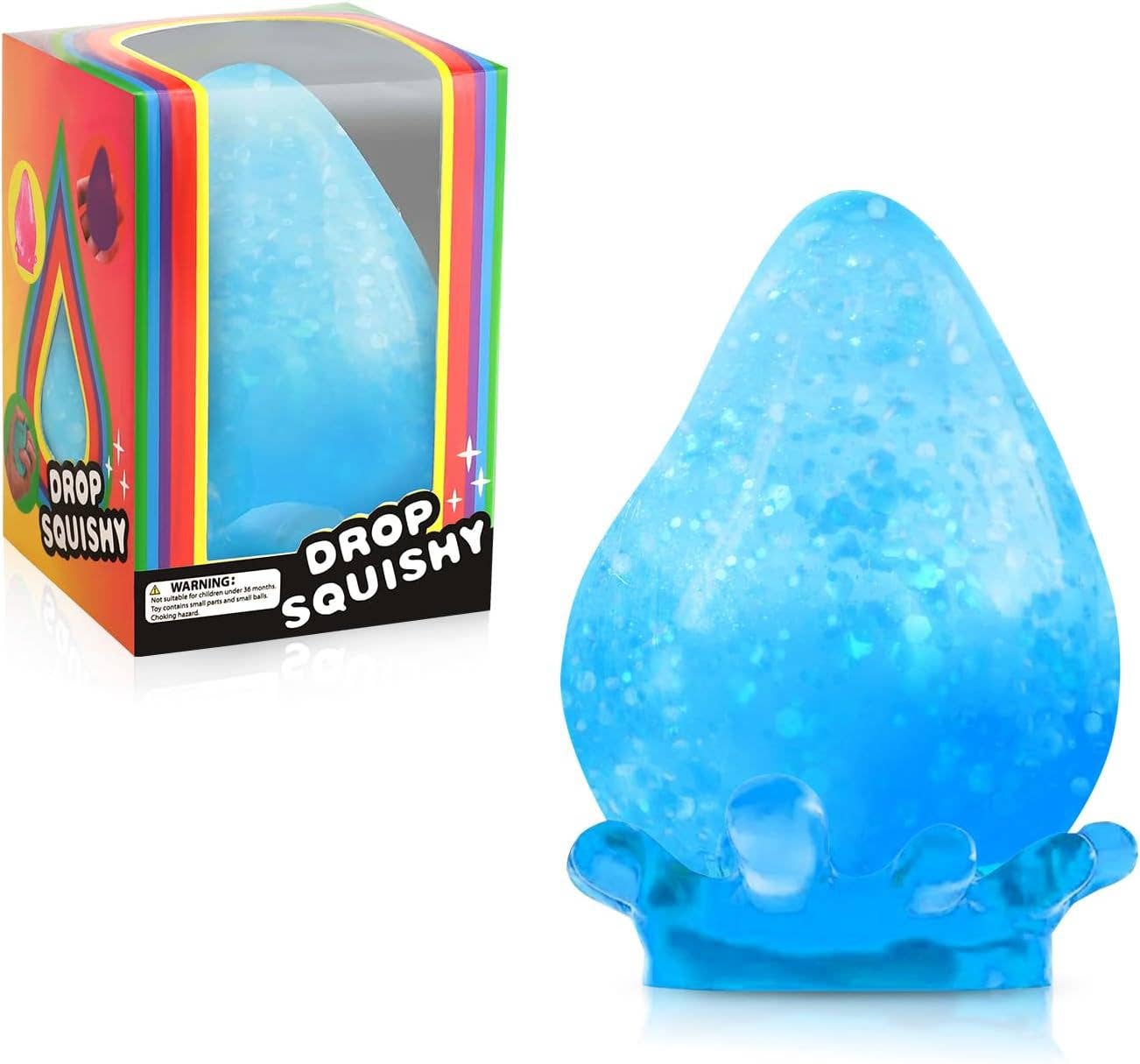 “Blue Bear, Big Chill” 🐻💙 Teardrop Bear Cube Squishy by Auraquise