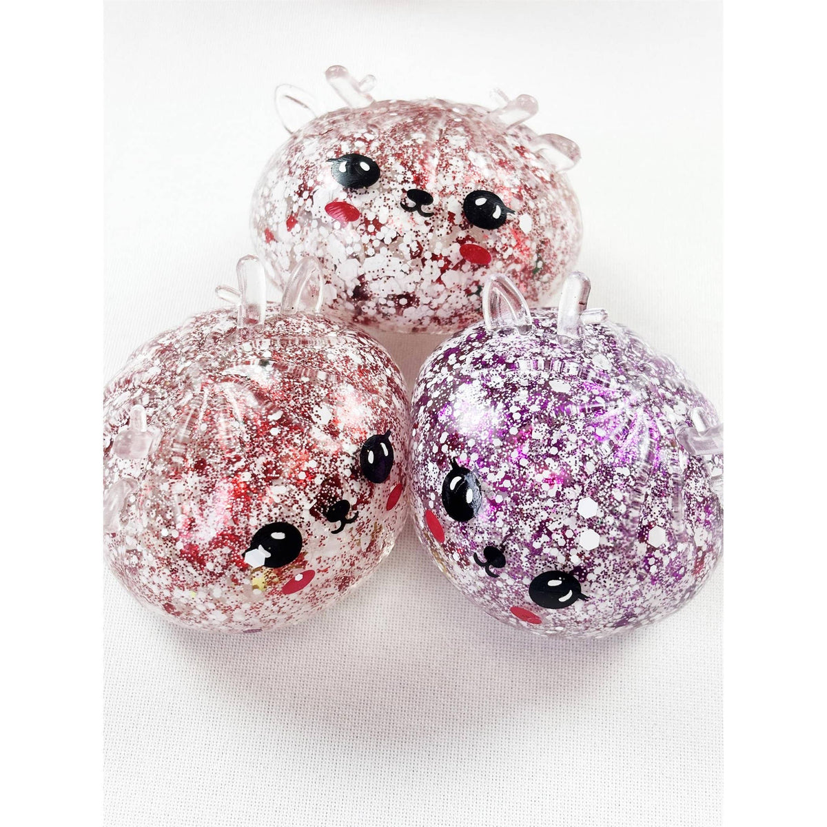 "Holiday Dim Sum" 🥟 Christmas Glitter Dumpling Squishy Toys (12 Steamers) by Love and Repeat
