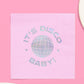 “Cocktail Hour, Activated” 🍸 Disco Paper Cocktail Napkins by xo, Fetti