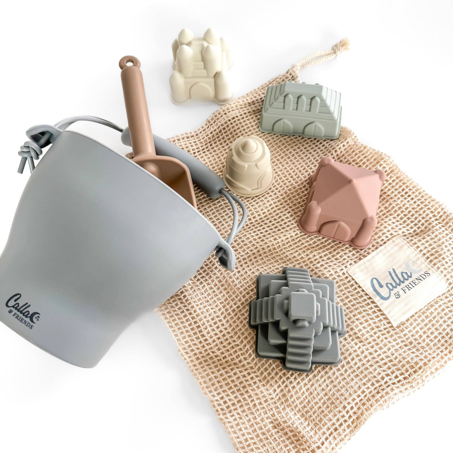 "Ellie Adventures" 🐘 Silicone Beach Toy Set by Calla & Friends