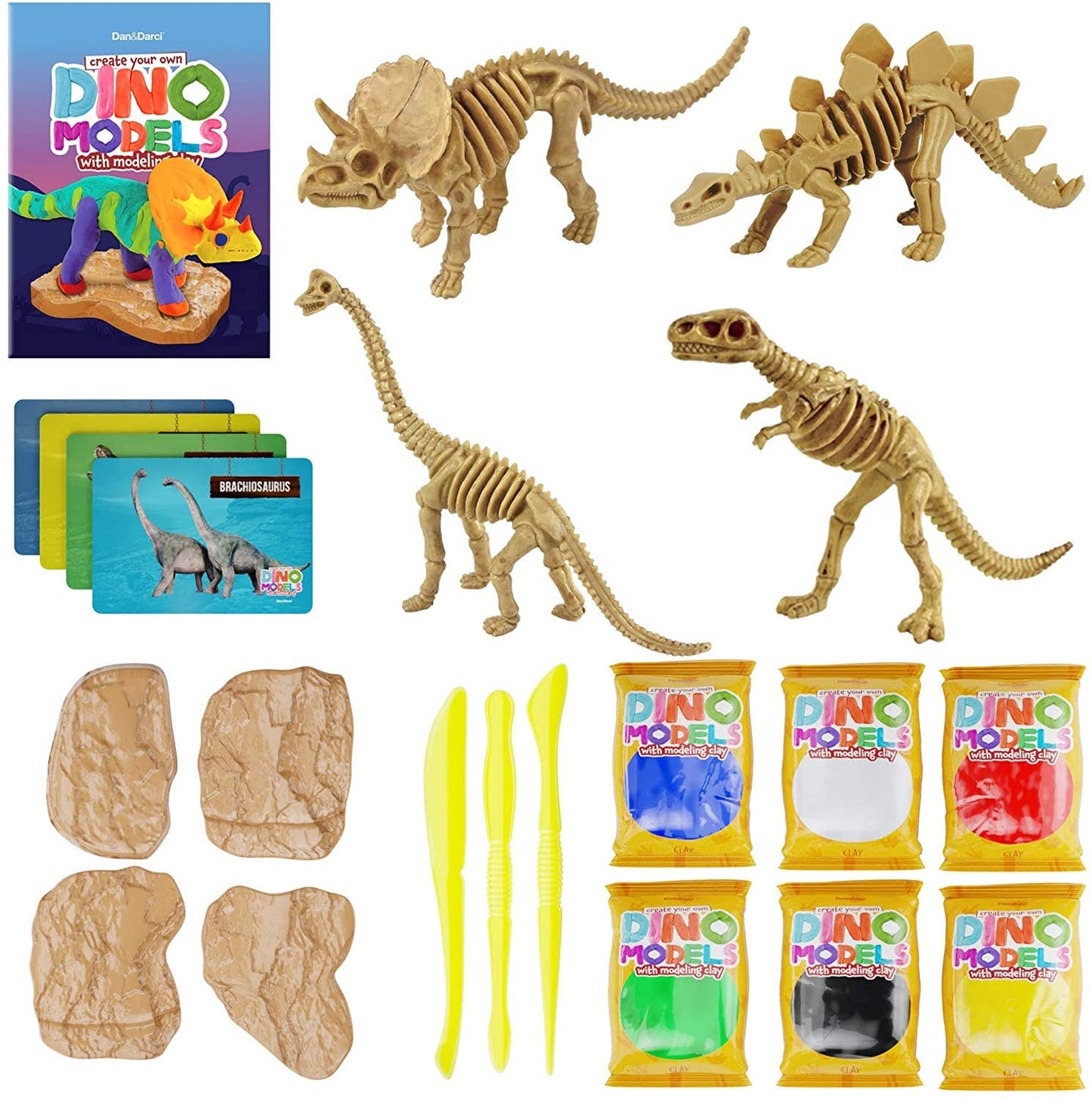 "Jurassic Pinch" 🦕 Dinosaur Modeling Clay Craft Kit by Dan&Darci