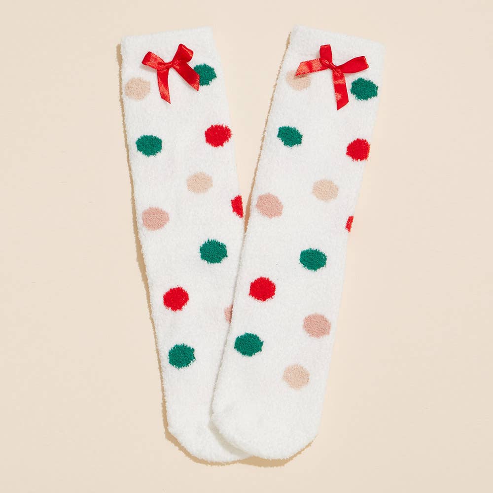 “Sock Exchange” 🎄 Santa & Reindeer Christmas Gift Socks (4-Pair Set) by CGO