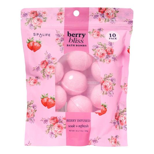 Valentine’s Berry Bliss Bath Bombs – 10 Pack |