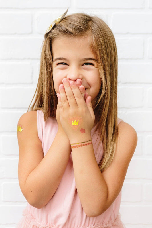 “Sparkle Like a Princess” 👑 Princess Temporary Tattoos