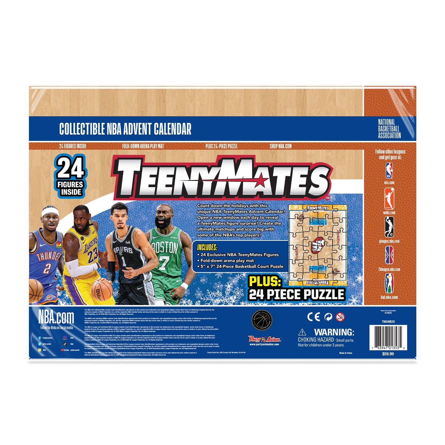 TeenyMates Winter Highlights NBA collectible set