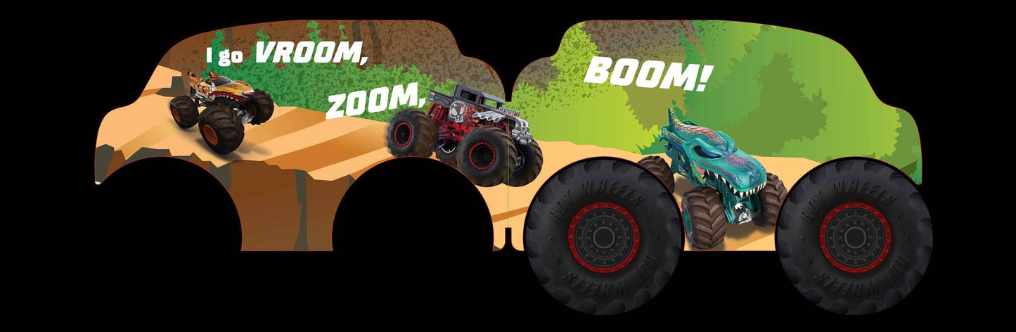 “Monster Truck Mash!” 🚚💥 Hot Wheels Monster Truck Board Book by Little Bee Books
