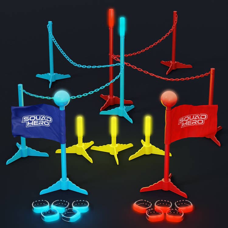 LED flags, jail markers, and team bracelets