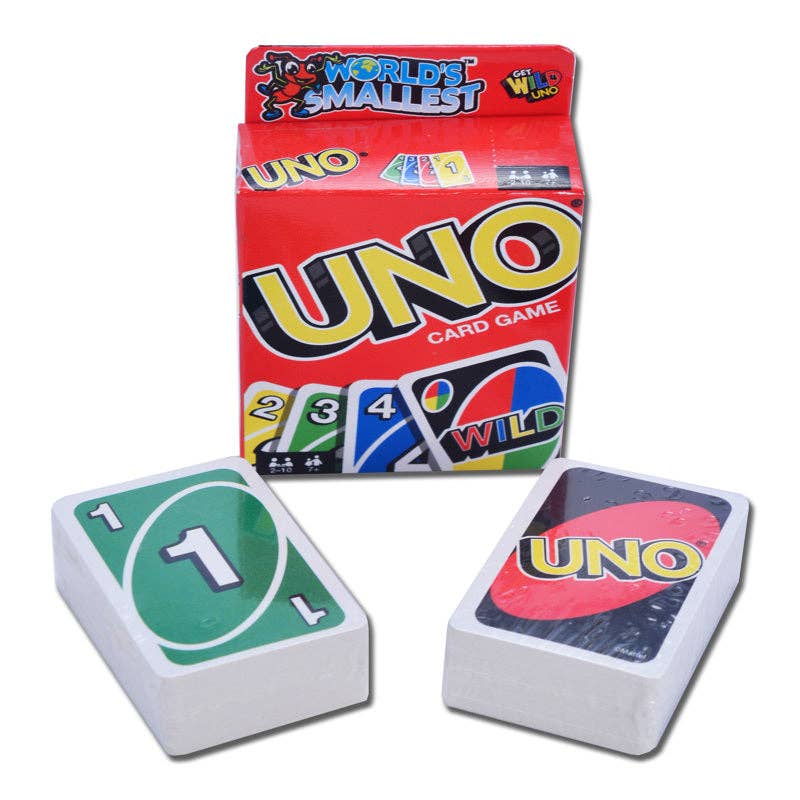 "Tiny but Mighty" 🃏 World's Smallest Uno Card Game