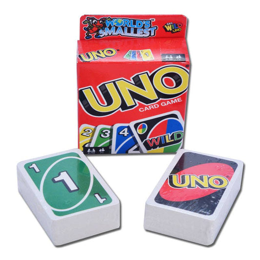 "Tiny but Mighty" 🃏 World's Smallest Uno Card Game